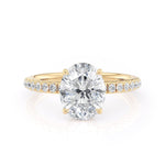 MICHAEL M Engagement Rings 18K Rose Gold Crown R715-2 Oval R715-2RG
