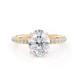 MICHAEL M Engagement Rings 18K Rose Gold Crown R715-2 Oval R715-2RG