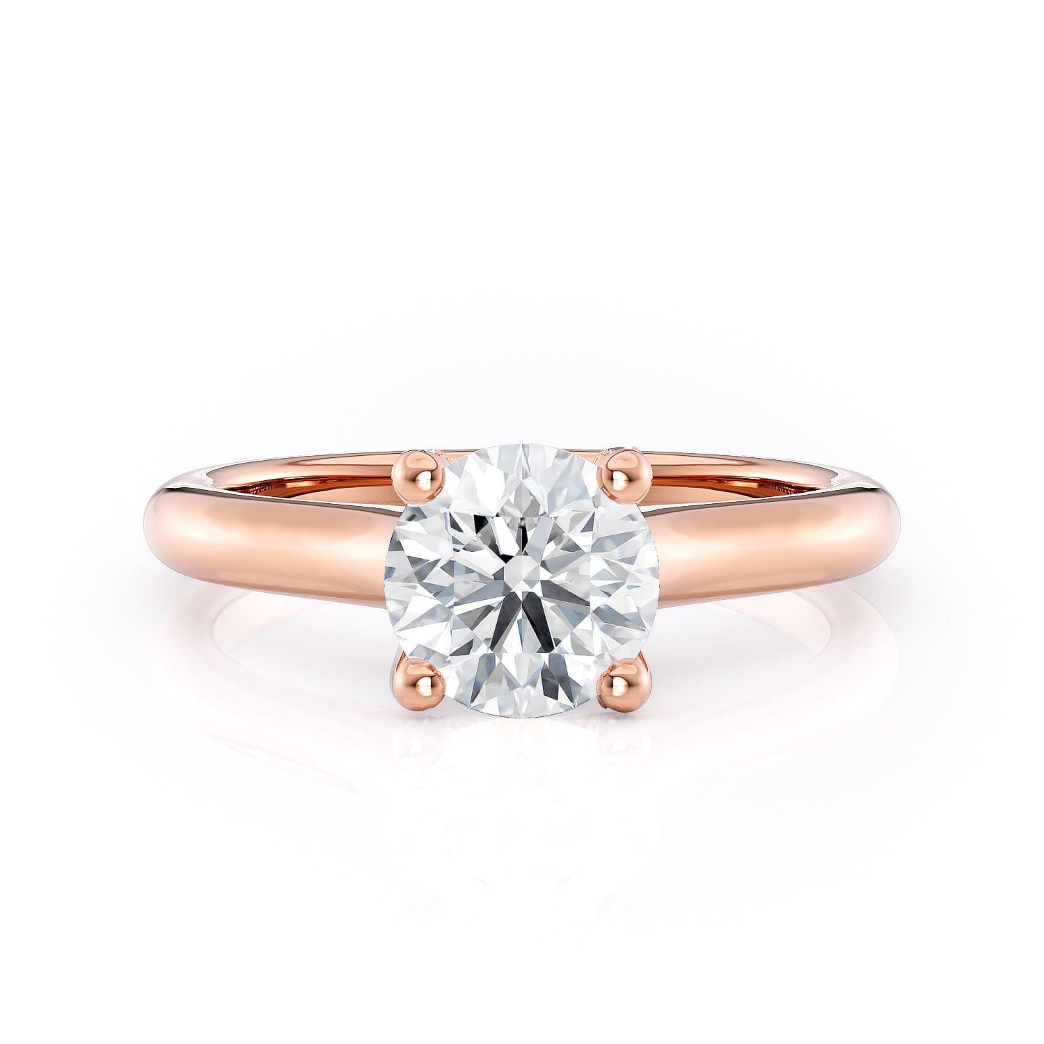 MICHAEL M Engagement Rings 18K Rose Gold Defined R519-1 R519-1RG