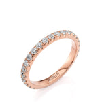 MICHAEL M Engagement Rings 18K Rose Gold Wedding Band R660B