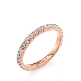 MICHAEL M Engagement Rings 18K Rose Gold Wedding Band R660B