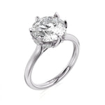 MICHAEL M Engagement Rings 18K White Gold / 4 / 1.5 Bouquet R850 Round R850-1.5