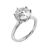 MICHAEL M Engagement Rings 18K White Gold / 4 / 1.5 Bouquet R850 Round R850-1.5