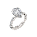 MICHAEL M Engagement Rings 18K White Gold / 4 / 1 Monarch R845
