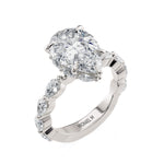 MICHAEL M Engagement Rings 18K White Gold / 4 / 1 Monarch R845 R845-1