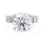 MICHAEL M Engagement Rings 18K White Gold / 4 / 1 Montage R814 Round R814-1