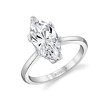 MICHAEL M Engagement Rings 18K White Gold / 4 / 1 Tulip R850 R850-1