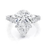 MICHAEL M Engagement Rings 18K White Gold Icons R758-7