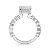MICHAEL M Engagement Rings 18K White Gold Icons R824-4 R824-4