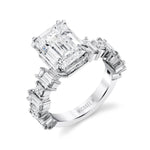 MICHAEL M Engagement Rings 18K White Gold Icons R824-4 R824-4
