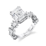 MICHAEL M Engagement Rings 18K White Gold Icons R824-4 R824-4