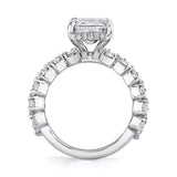 MICHAEL M Engagement Rings 18K White Gold Icons R825-3 R825-3