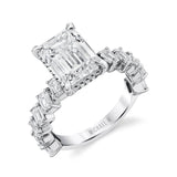 MICHAEL M Engagement Rings 18K White Gold Icons R825-3 R825-3