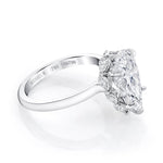 MICHAEL M Engagement Rings 18K White Gold Icons R839-4 R839-4PR