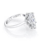 MICHAEL M Engagement Rings 18K White Gold Icons R839-4 R839-4PR