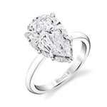 MICHAEL M Engagement Rings 18K White Gold Icons R839-4 R839-4PR