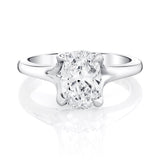 MICHAEL M Engagement Rings 18K White Gold Icons R840-2