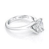 MICHAEL M Engagement Rings 18K White Gold Icons R840-2