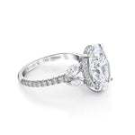 MICHAEL M Engagement Rings 18K White Gold Icons R844-5-OV