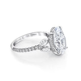 MICHAEL M Engagement Rings 18K White Gold Icons R844-5-OV