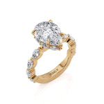 MICHAEL M Engagement Rings 18K Yellow Gold / 4 / 1 Monarch R845