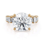 MICHAEL M Engagement Rings 18K Yellow Gold / 4 / 1 Montage R814 Round R814-1