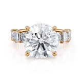 MICHAEL M Engagement Rings 18K Yellow Gold / 4 / 1 Montage R814 Round R814-1
