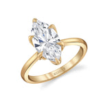 MICHAEL M Engagement Rings 18K Yellow Gold / 4 / 1 Tulip R847 R847-1