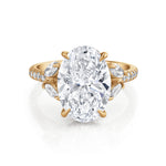 MICHAEL M Engagement Rings 18K Yellow Gold / 4 Montage R844-5-OV R844-5-OV