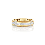 MICHAEL M Engagement Rings 18K Yellow Gold / 4 Wedding Band MB124-H MB124-H