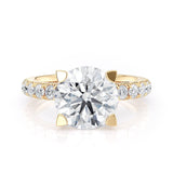MICHAEL M Engagement Rings 18K Yellow Gold Europa R371L-3 R371L-3YG