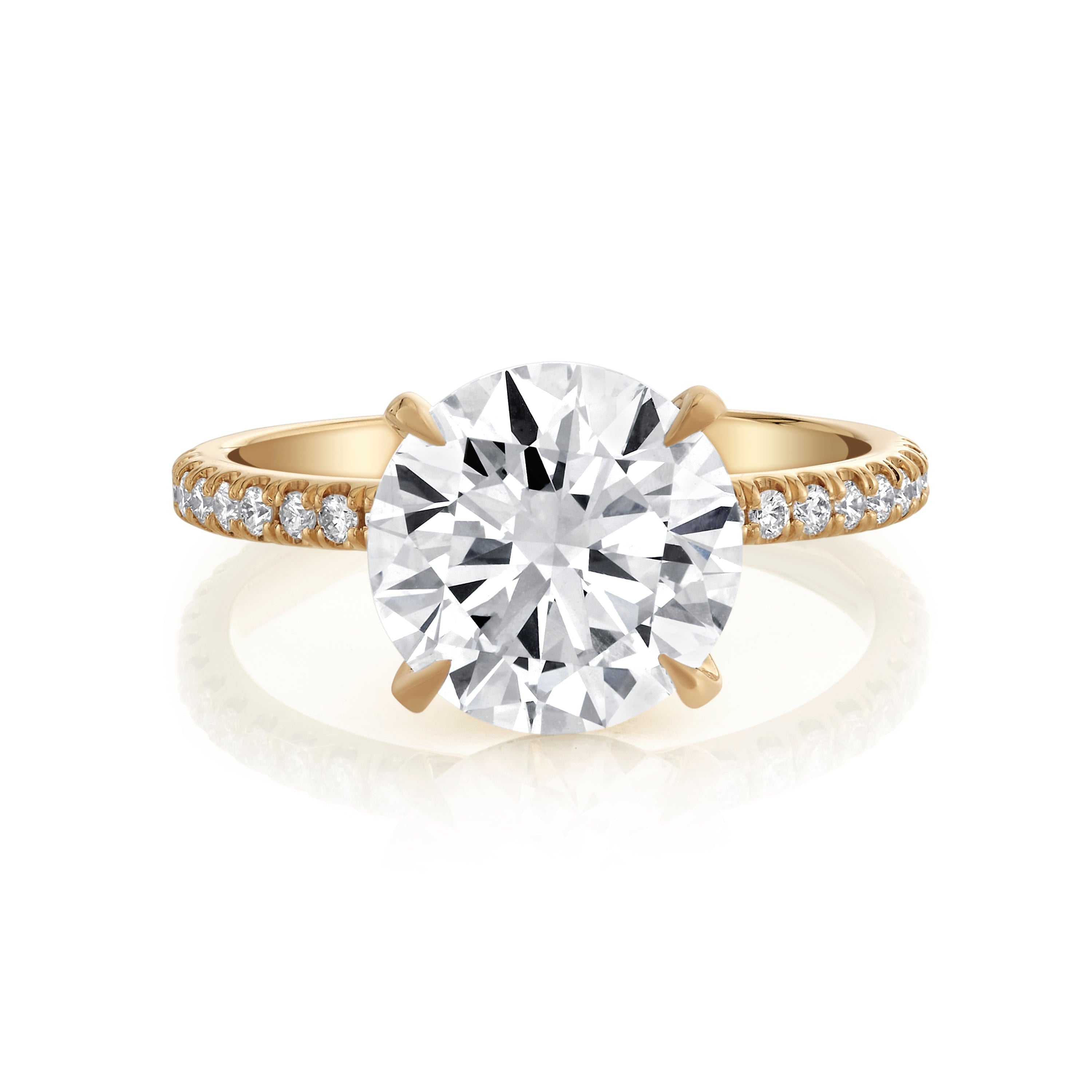 MICHAEL M Engagement Rings 18K Yellow Gold Icons R706-3