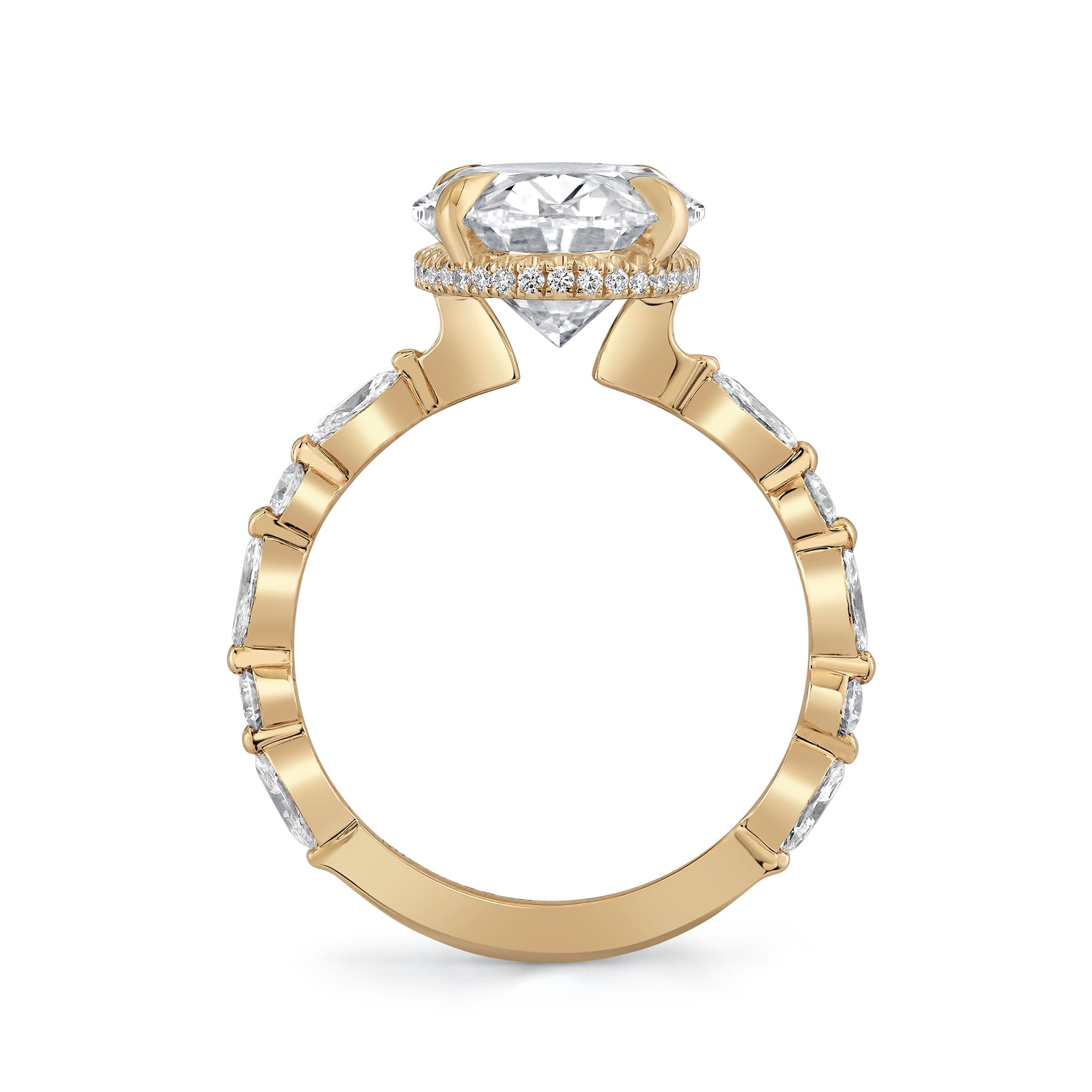 MICHAEL M Engagement Rings 18K Yellow Gold Icons R802-5 R802-5