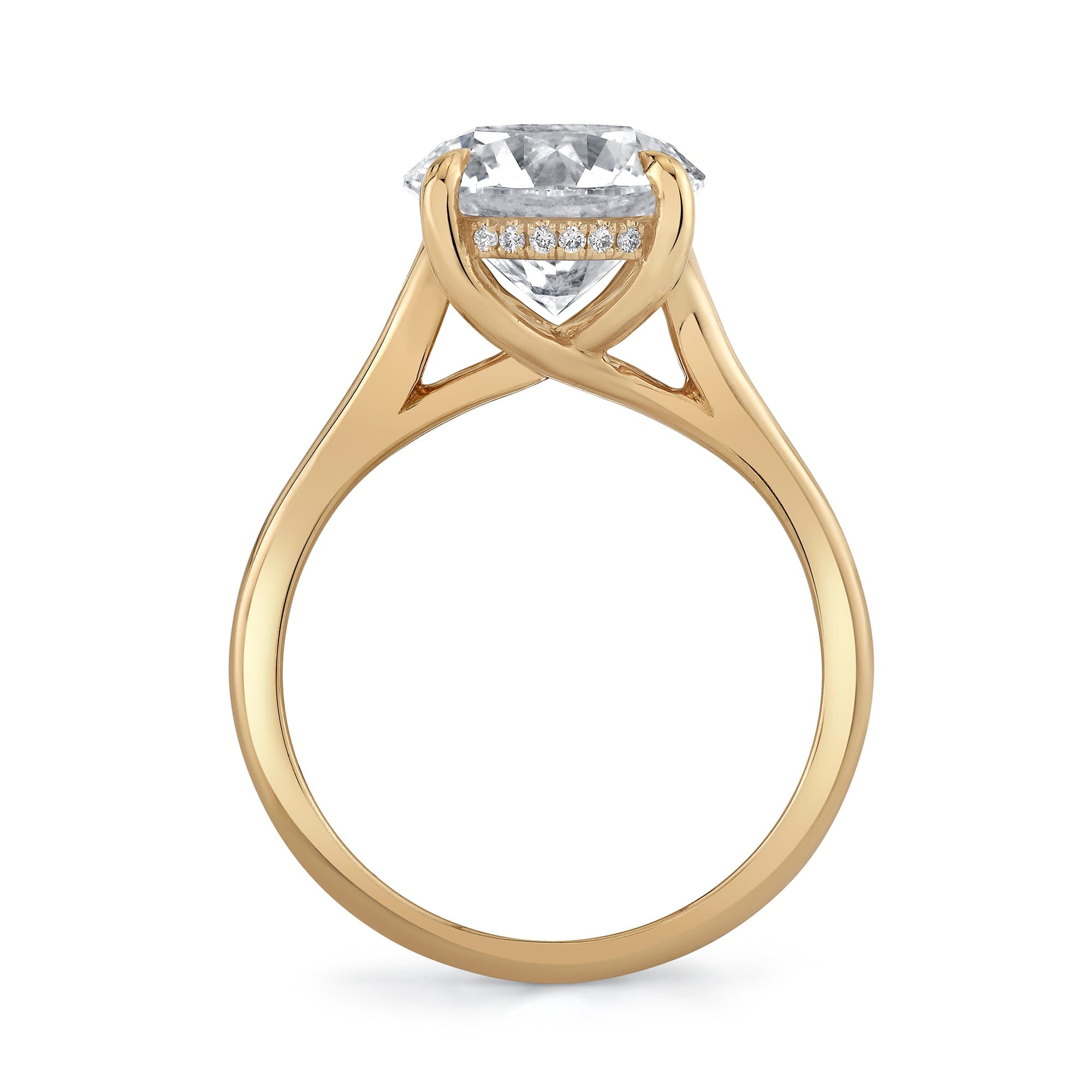 MICHAEL M Engagement Rings 18K Yellow Gold Icons R828-3RD R828-3RD
