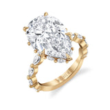 MICHAEL M Engagement Rings 18K Yellow Gold Icons R845-8