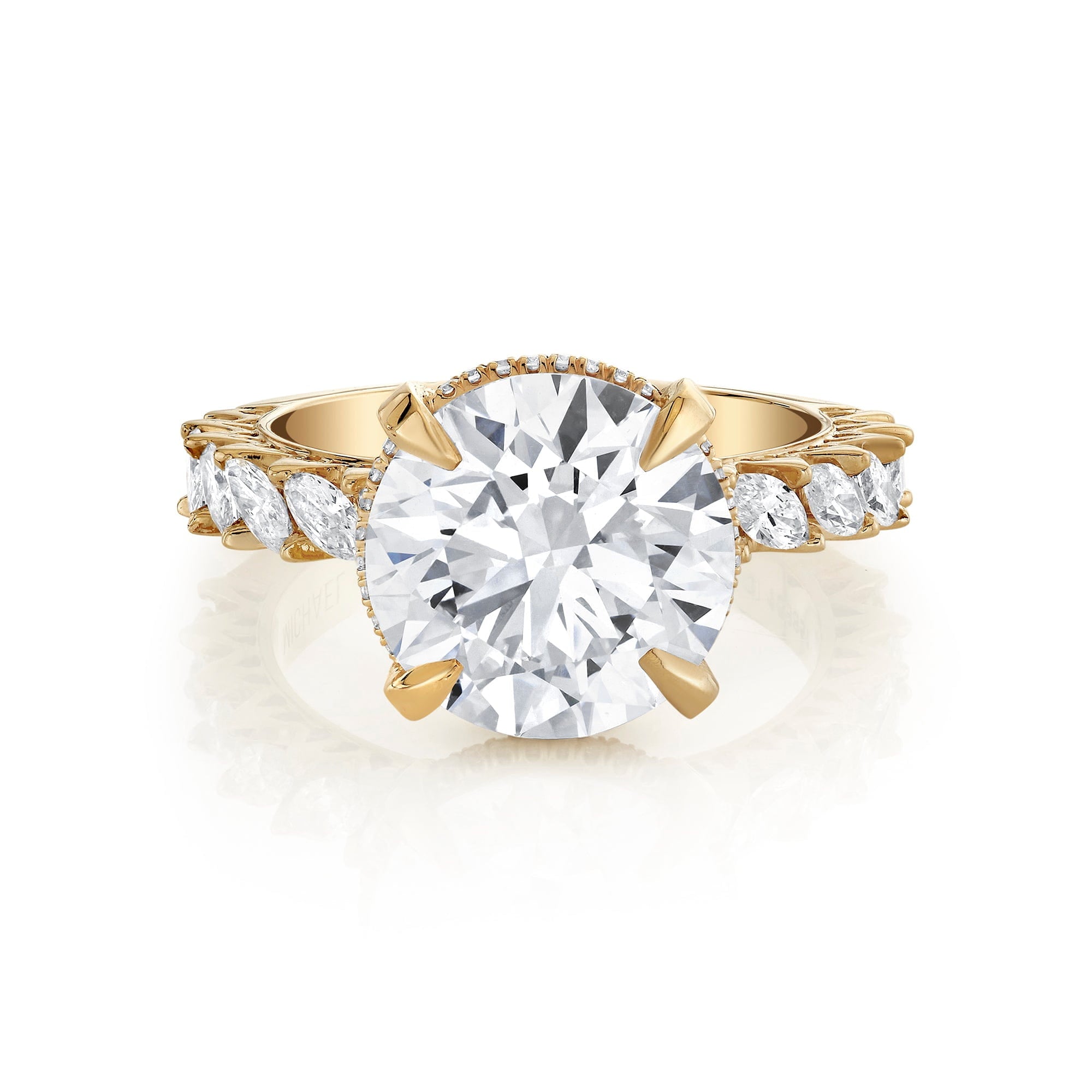 MICHAEL M Engagement Rings 18K Yellow Gold Icons R906-5 R906-5