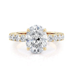 MICHAEL M Engagement Rings 18K Yellow Gold Meksian R901-3