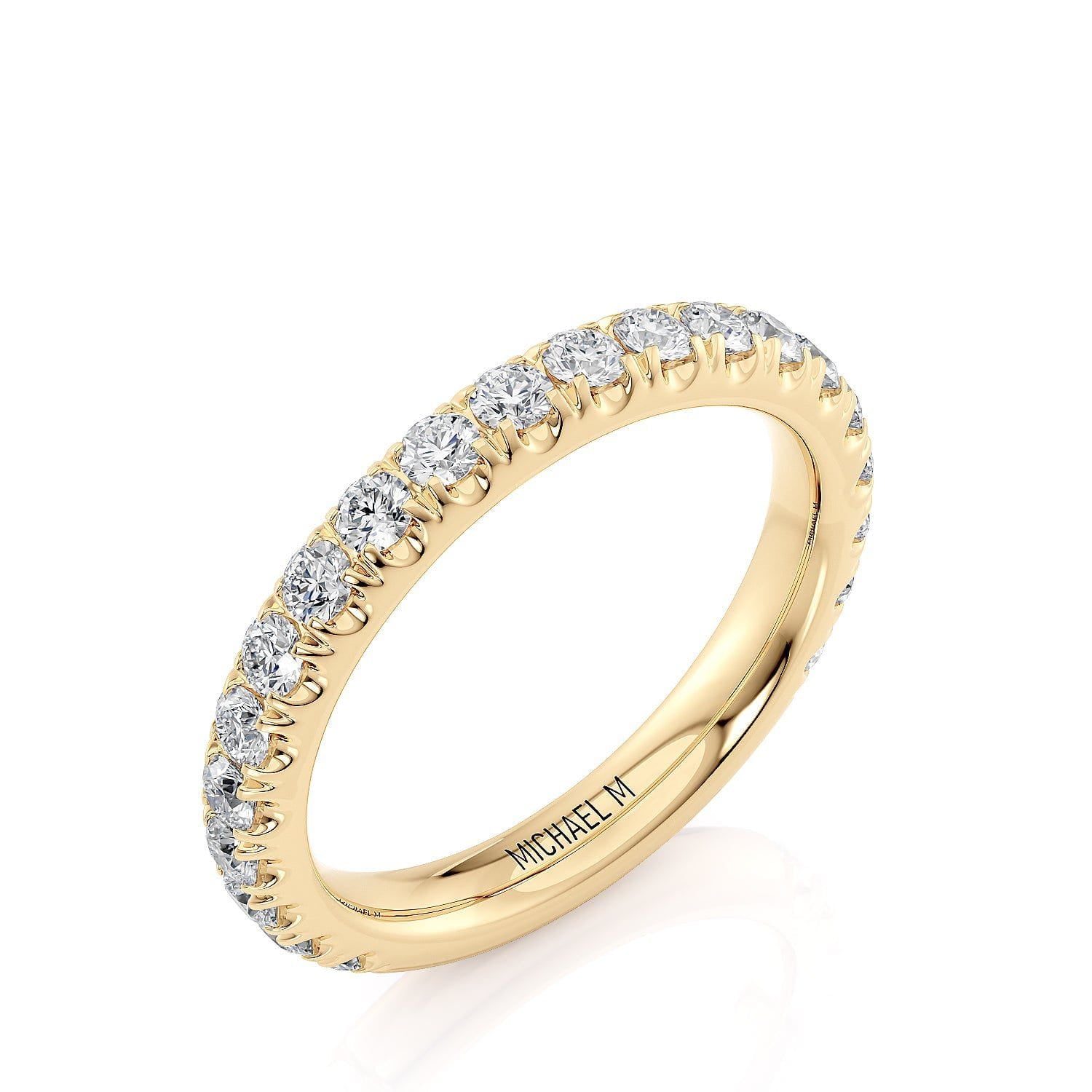 MICHAEL M Engagement Rings 18K Yellow Gold Wedding Band R371B5