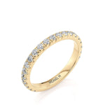 MICHAEL M Engagement Rings 18K Yellow Gold Wedding Band R660B