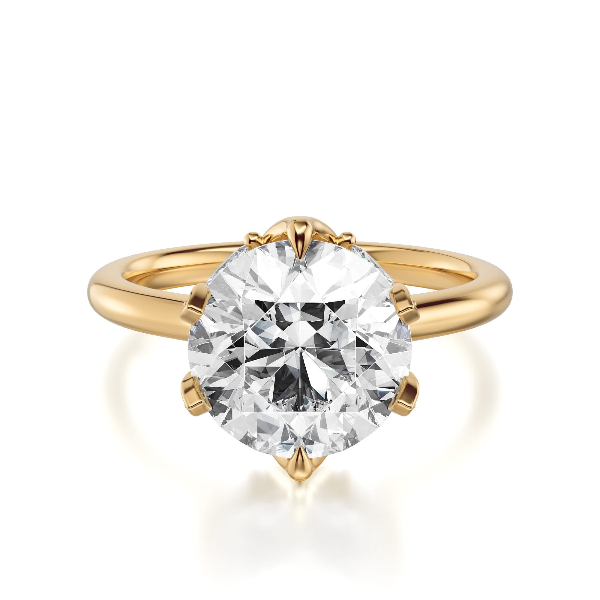 MICHAEL M Engagement Rings Bouquet R850 Round