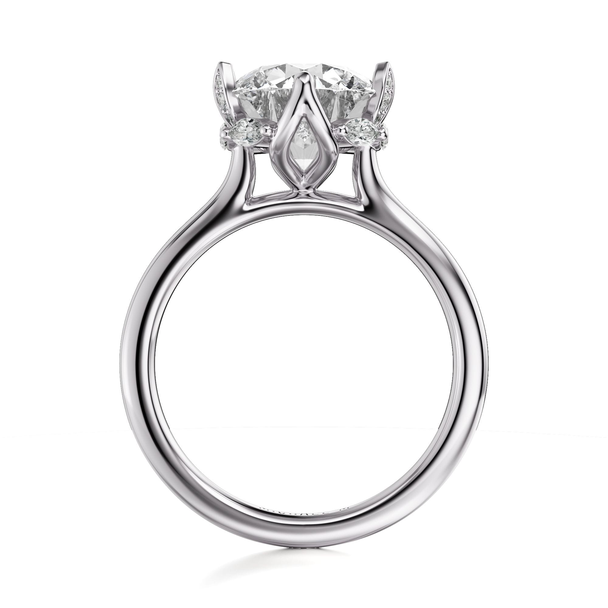MICHAEL M Engagement Rings Bouquet R850 Round