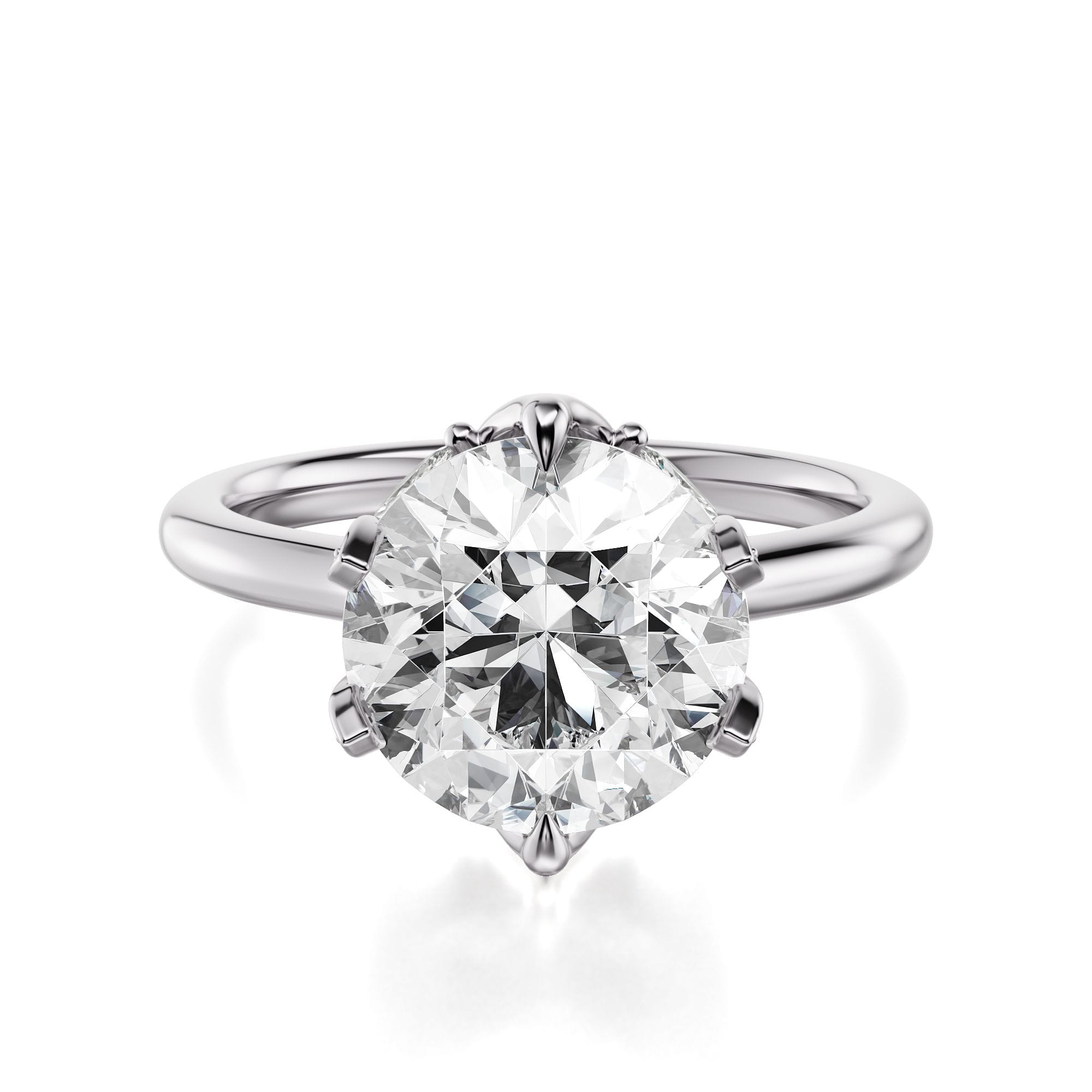 MICHAEL M Engagement Rings Bouquet R850 Round
