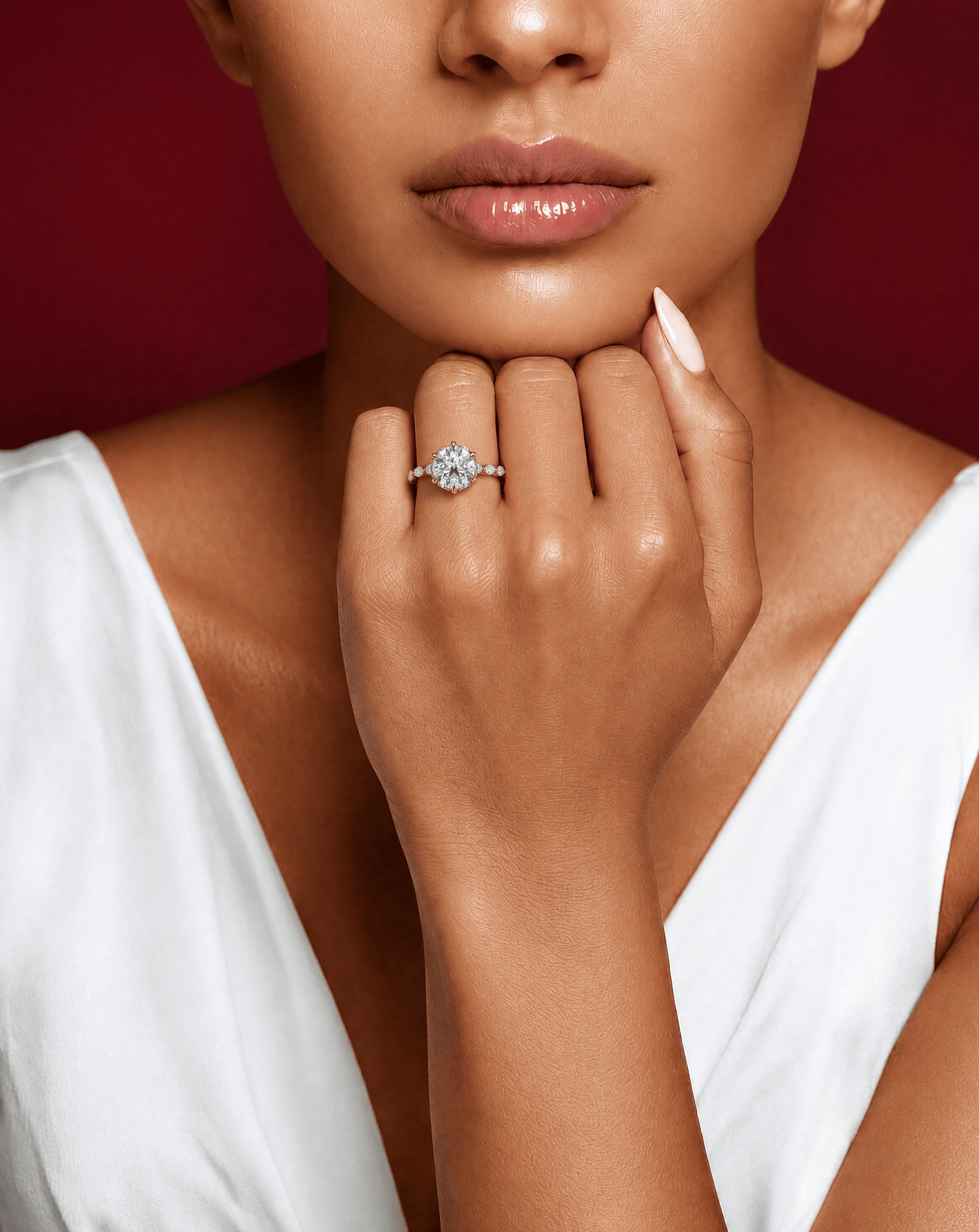 MICHAEL M Engagement Rings Bouquet R856