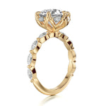 MICHAEL M Engagement Rings Bouquet R856 Round