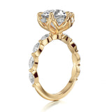 MICHAEL M Engagement Rings Bouquet R856 Round