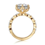 MICHAEL M Engagement Rings Bouquet R856 Round