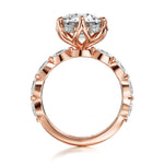 MICHAEL M Engagement Rings Bouquet R856 Round