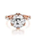 MICHAEL M Engagement Rings Bouquet R856 Round