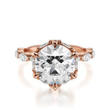 MICHAEL M Engagement Rings Bouquet R856 Round