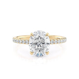 MICHAEL M Engagement Rings Crown R706-2 Oval